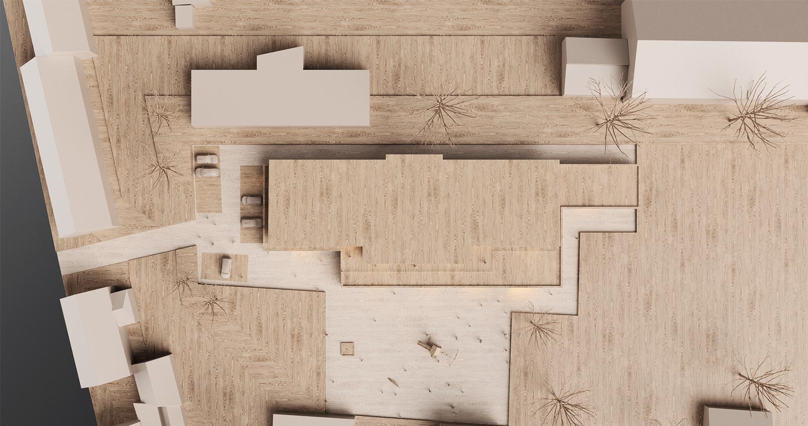 3D Lageplan Entwurf Kindergarten